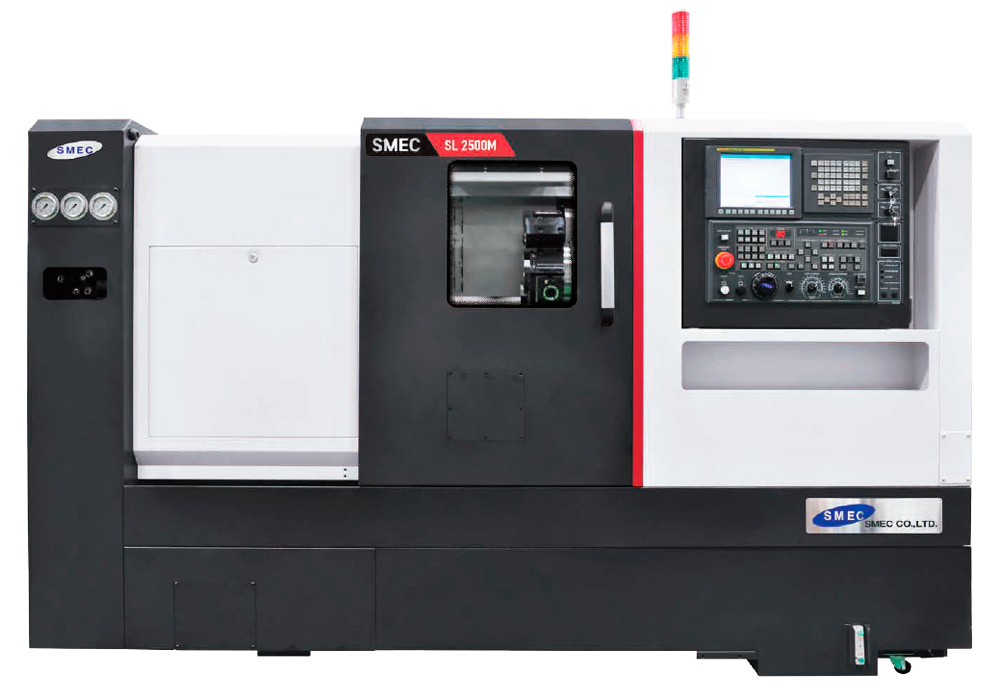 Токарный обрабатывающий центр SMEC SL2500B Fanuc